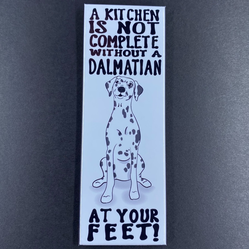 Dalmatian Dog Kitchen Magnet Handmade Pet Portrait Art Decor Gift